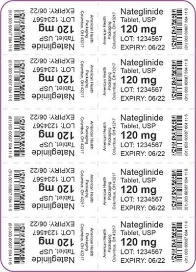 120 mg Nateglinide Tablet Blister (120 mg Blister)